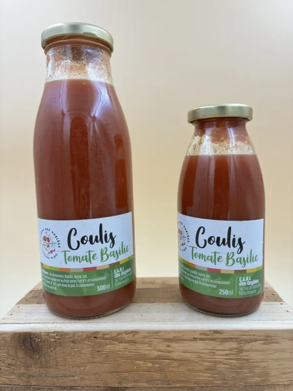 Coulis tomate basilic