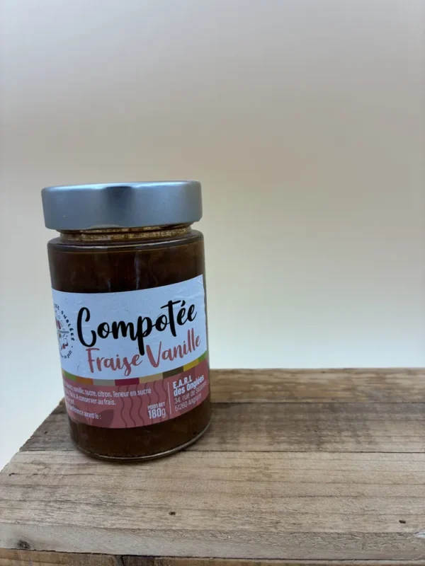 Confiture Fraise Vanille
