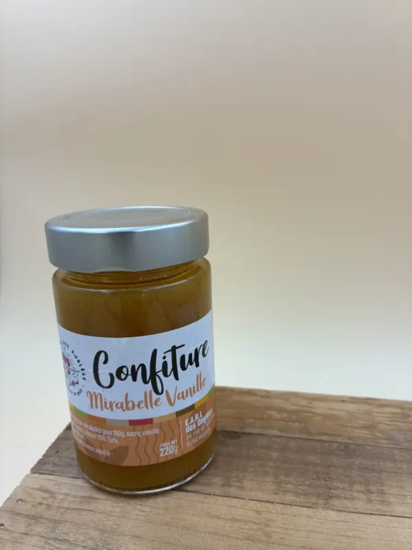Confiture Mirabelle Vanille