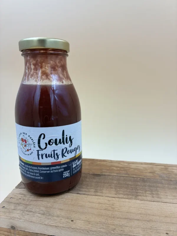 coulis fruits rouges